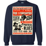 Sweatshirts Navy / Small Poe and The Starfighters Crewneck Sweatshirt