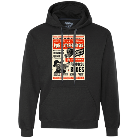 Sweatshirts Black / Small Poe and The Starfighters Premium Fleece Hoodie