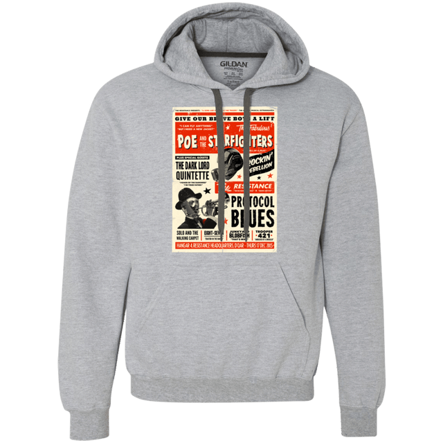 Sweatshirts Sport Grey / Small Poe and The Starfighters Premium Fleece Hoodie