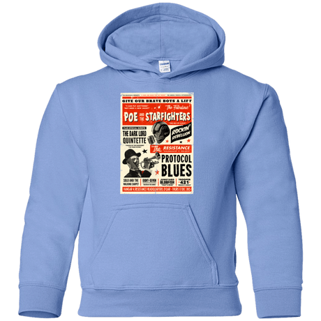Sweatshirts Carolina Blue / YS Poe and The Starfighters Youth Hoodie
