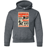 Sweatshirts Dark Heather / YS Poe and The Starfighters Youth Hoodie