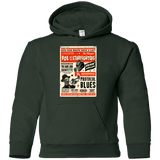 Sweatshirts Forest Green / YS Poe and The Starfighters Youth Hoodie