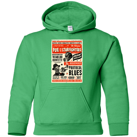 Sweatshirts Irish Green / YS Poe and The Starfighters Youth Hoodie
