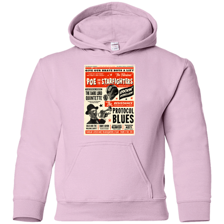 Sweatshirts Light Pink / YS Poe and The Starfighters Youth Hoodie