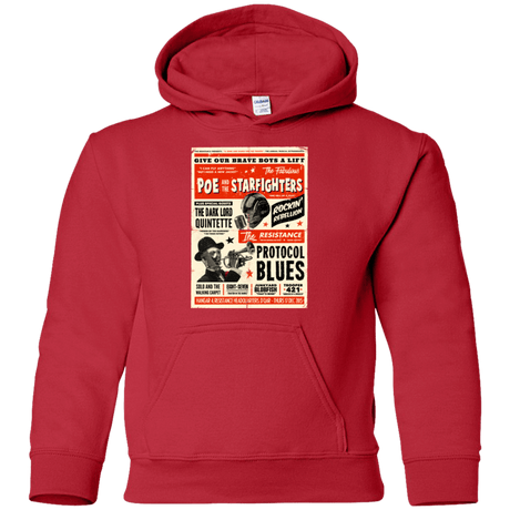 Sweatshirts Red / YS Poe and The Starfighters Youth Hoodie