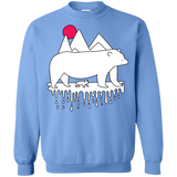 Sweatshirts Carolina Blue / S Polar Bear Family Crewneck Sweatshirt