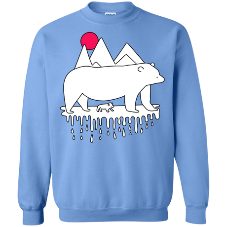 Sweatshirts Carolina Blue / S Polar Bear Family Crewneck Sweatshirt