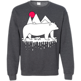 Sweatshirts Dark Heather / S Polar Bear Family Crewneck Sweatshirt