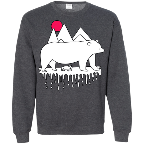 Sweatshirts Dark Heather / S Polar Bear Family Crewneck Sweatshirt