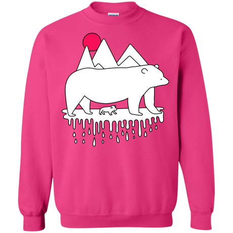 Sweatshirts Heliconia / S Polar Bear Family Crewneck Sweatshirt