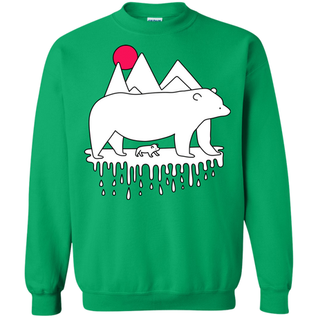 Sweatshirts Irish Green / S Polar Bear Family Crewneck Sweatshirt