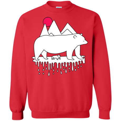 Sweatshirts Red / S Polar Bear Family Crewneck Sweatshirt