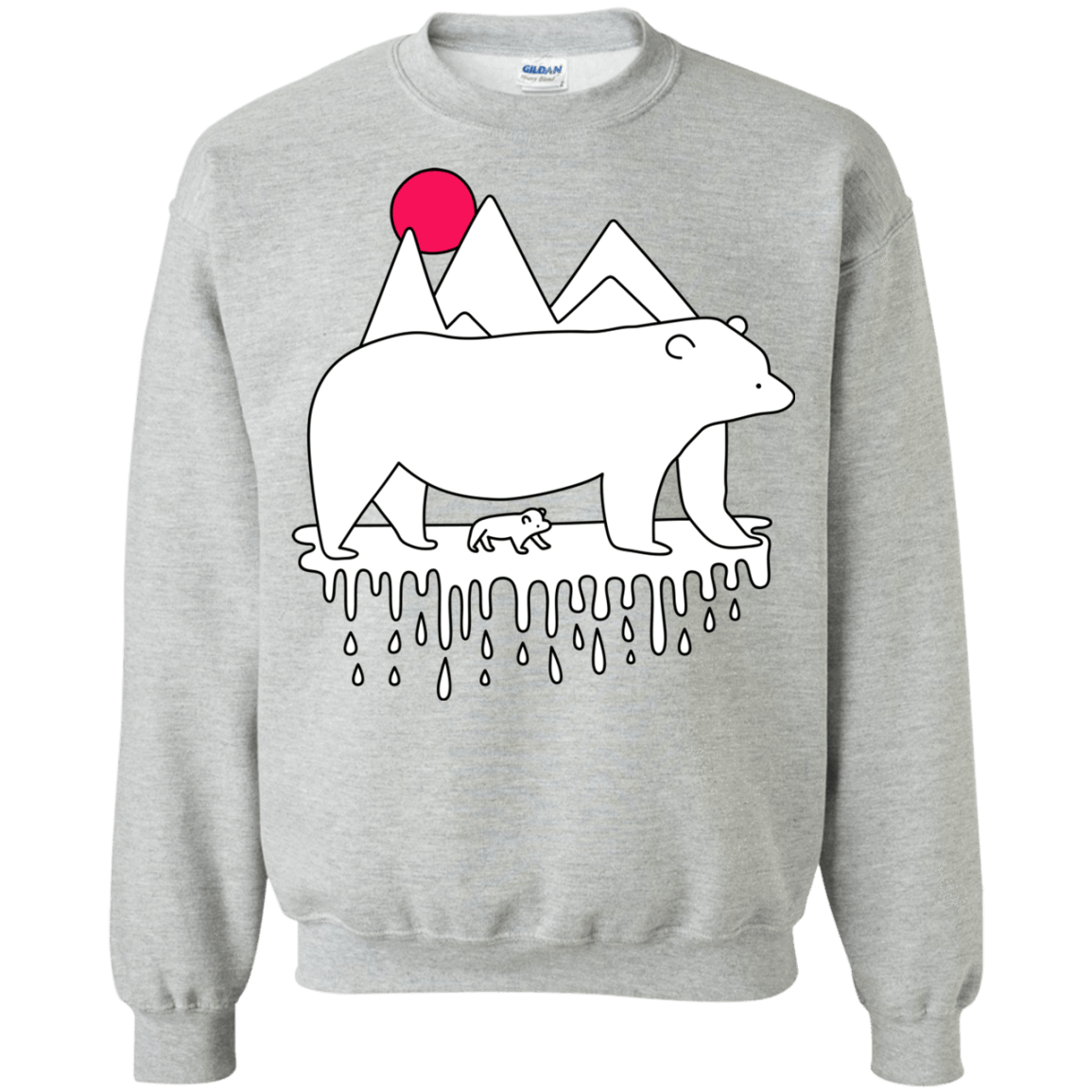 Sweatshirts Sport Grey / S Polar Bear Family Crewneck Sweatshirt