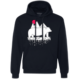 Sweatshirts Navy / S Polar Bear Family Premium Fleece Hoodie