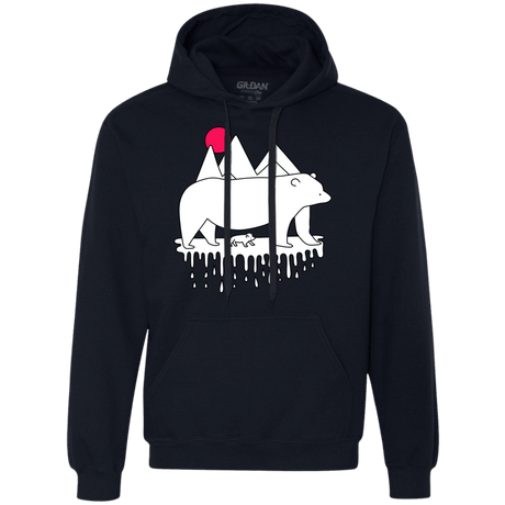 Sweatshirts Navy / S Polar Bear Family Premium Fleece Hoodie
