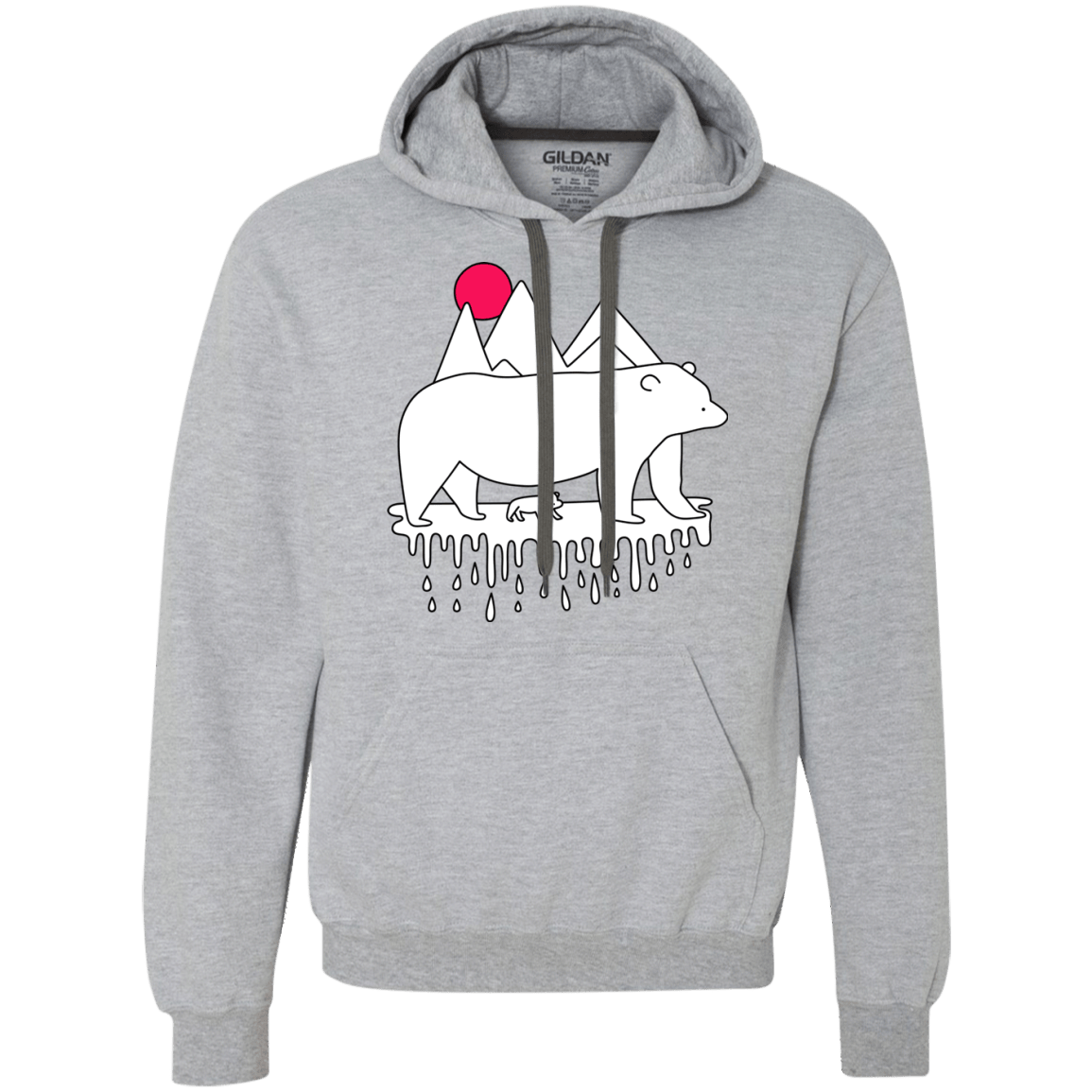 Sweatshirts Sport Grey / S Polar Bear Family Premium Fleece Hoodie