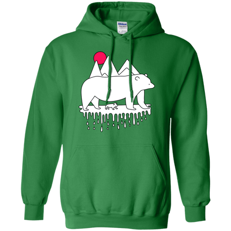 Sweatshirts Irish Green / S Polar Bear Family Pullover Hoodie