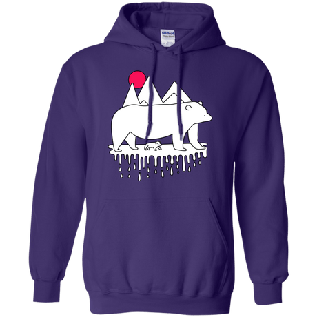 Sweatshirts Purple / S Polar Bear Family Pullover Hoodie
