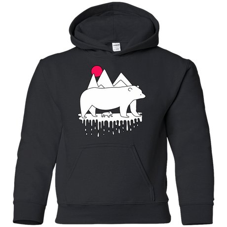 Sweatshirts Black / YS Polar Bear Family Youth Hoodie