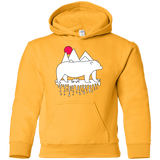 Sweatshirts Gold / YS Polar Bear Family Youth Hoodie
