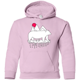 Sweatshirts Light Pink / YS Polar Bear Family Youth Hoodie