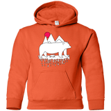 Sweatshirts Orange / YS Polar Bear Family Youth Hoodie