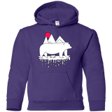 Sweatshirts Purple / YS Polar Bear Family Youth Hoodie