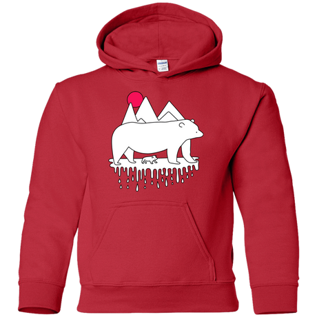 Sweatshirts Red / YS Polar Bear Family Youth Hoodie