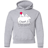 Sweatshirts Sport Grey / YS Polar Bear Family Youth Hoodie