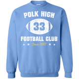 Sweatshirts Carolina Blue / Small Polk High Football Crewneck Sweatshirt