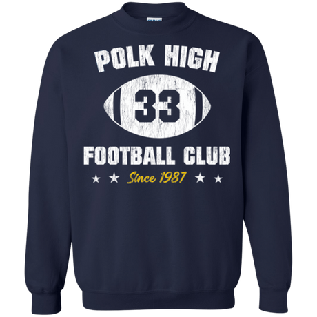 Sweatshirts Navy / Small Polk High Football Crewneck Sweatshirt