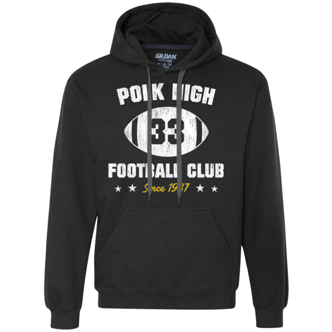 Sweatshirts Black / Small Polk High Football Premium Fleece Hoodie