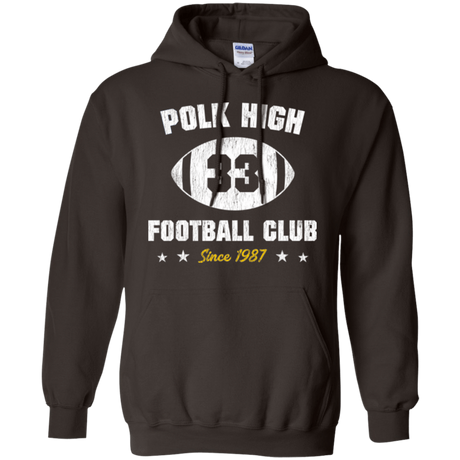 Sweatshirts Dark Chocolate / Small Polk High Football Pullover Hoodie