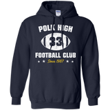 Sweatshirts Navy / Small Polk High Football Pullover Hoodie