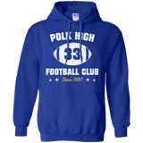 Sweatshirts Royal / Small Polk High Football Pullover Hoodie