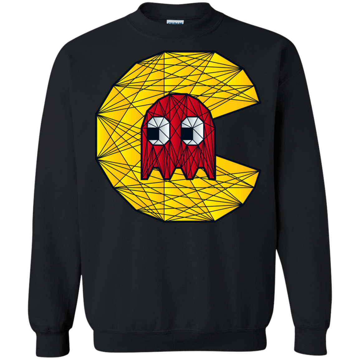 Sweatshirts Black / S Poly Pac Man Crewneck Sweatshirt