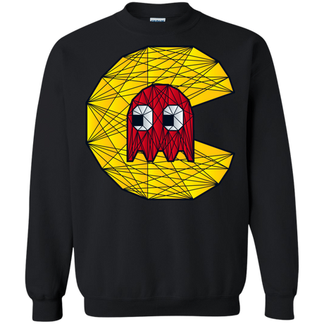 Sweatshirts Black / S Poly Pac Man Crewneck Sweatshirt