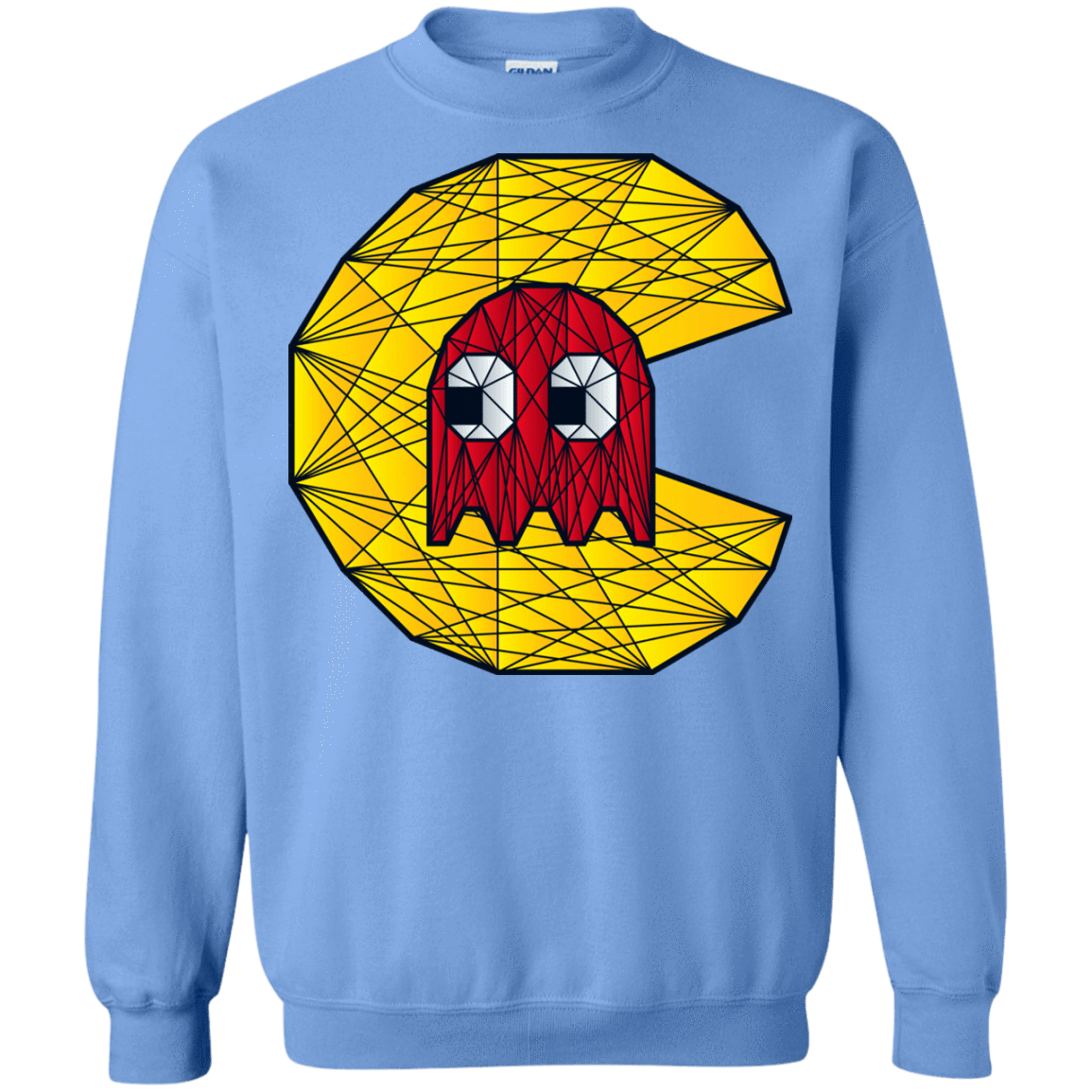 Sweatshirts Carolina Blue / S Poly Pac Man Crewneck Sweatshirt