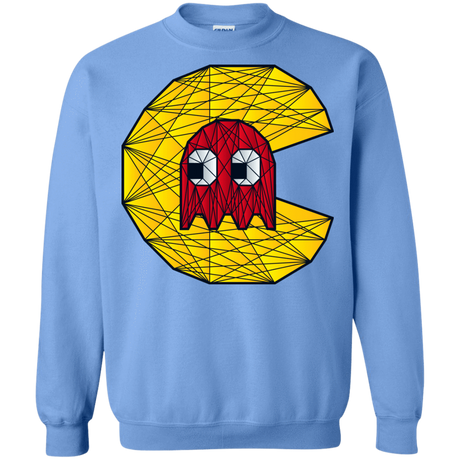 Sweatshirts Carolina Blue / S Poly Pac Man Crewneck Sweatshirt