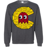 Sweatshirts Dark Heather / S Poly Pac Man Crewneck Sweatshirt