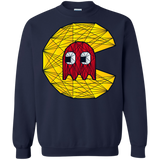 Sweatshirts Navy / S Poly Pac Man Crewneck Sweatshirt