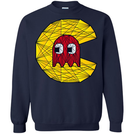 Sweatshirts Navy / S Poly Pac Man Crewneck Sweatshirt