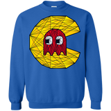 Sweatshirts Royal / S Poly Pac Man Crewneck Sweatshirt