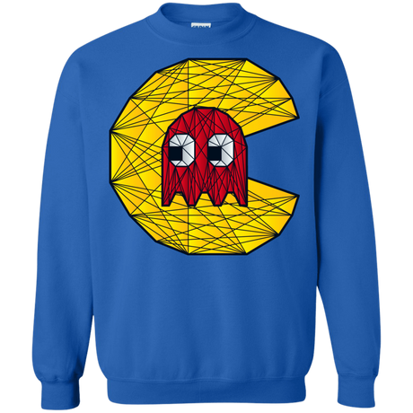 Sweatshirts Royal / S Poly Pac Man Crewneck Sweatshirt