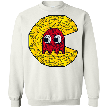 Sweatshirts White / S Poly Pac Man Crewneck Sweatshirt