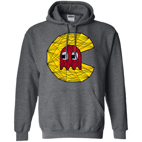 Sweatshirts Dark Heather / S Poly Pac Man Pullover Hoodie