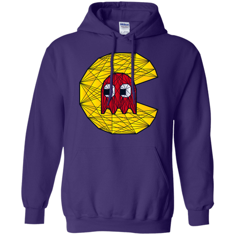 Sweatshirts Purple / S Poly Pac Man Pullover Hoodie