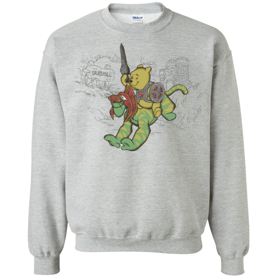 Sweatshirts Sport Grey / Small Poohwah of Grayzkull Crewneck Sweatshirt