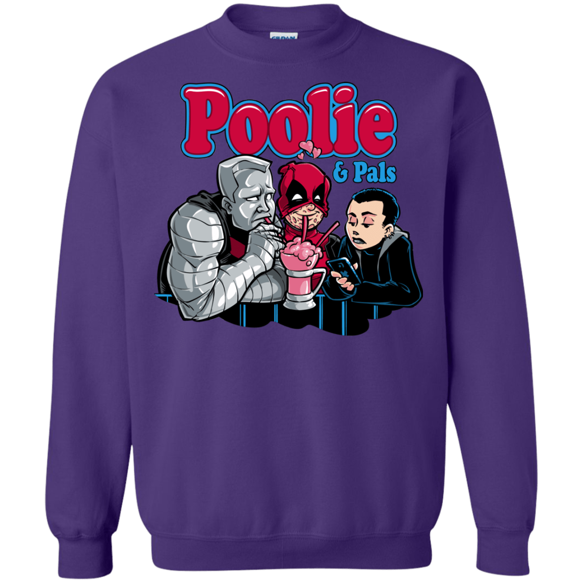 Sweatshirts Purple / S Poolie Crewneck Sweatshirt