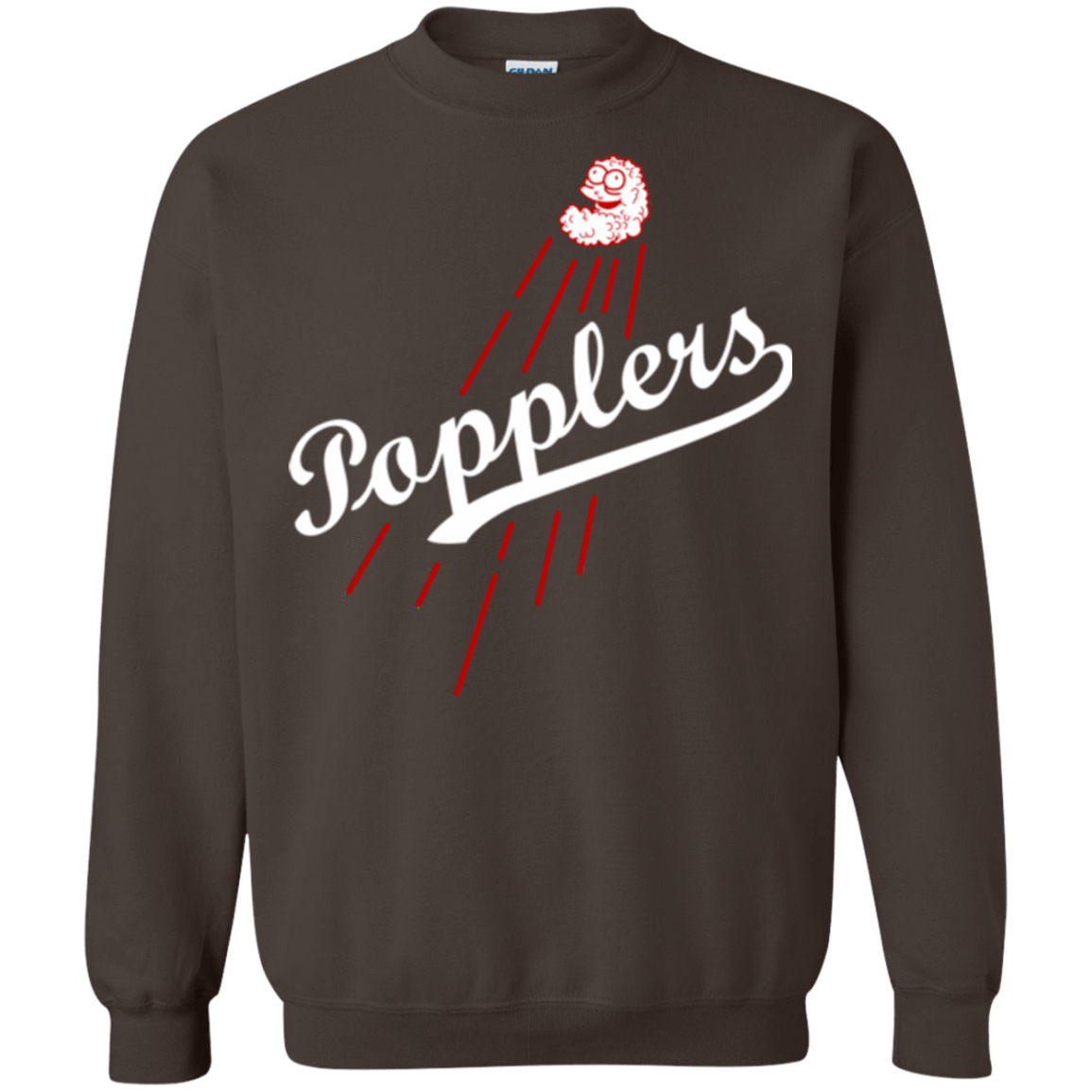 Sweatshirts Dark Chocolate / Small Popplers Crewneck Sweatshirt
